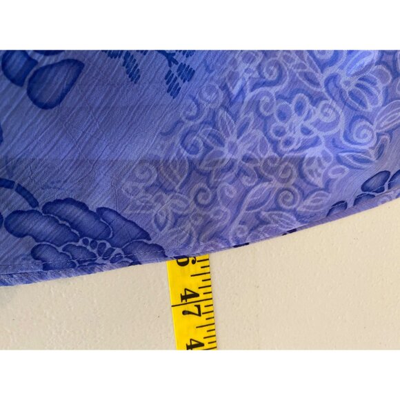 Two-Piece Dressbarn Floral Sheer Dress Set with Short-Sleeve Blouse & Sleeveless - Picture 12 of 16